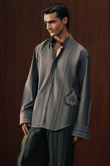 Khayal Hand Embroidered Shirt